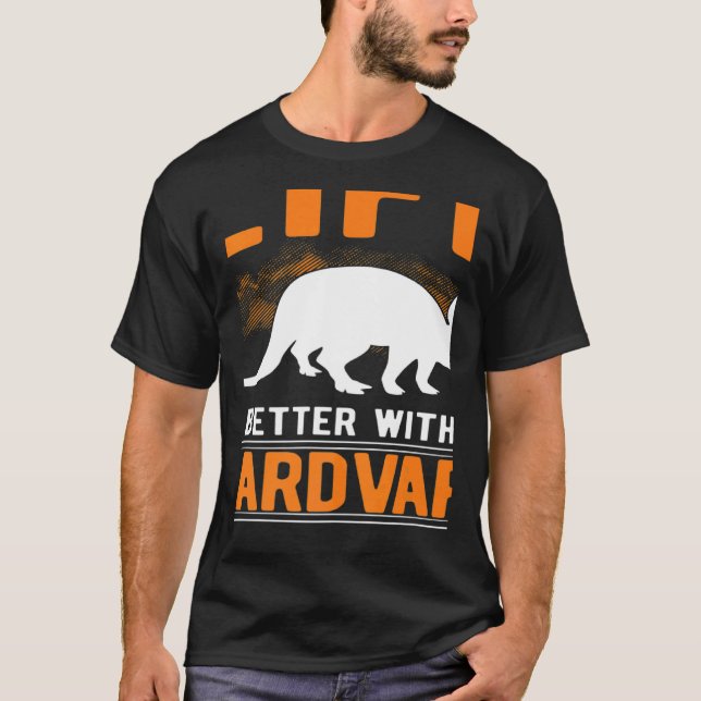 with an Aardvark T-Shirt (Front)