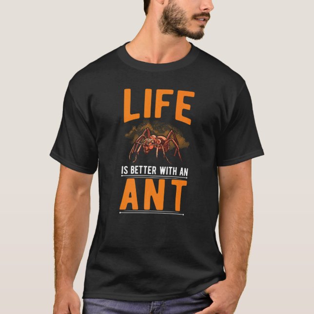 with an Ant T-Shirt (Front)
