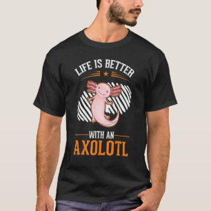 with an Axolotl T-Shirt