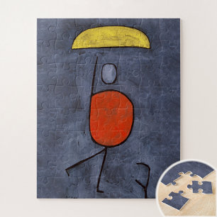 With an umbrella by Paul Klee, Abstract Art Jigsaw Puzzle
