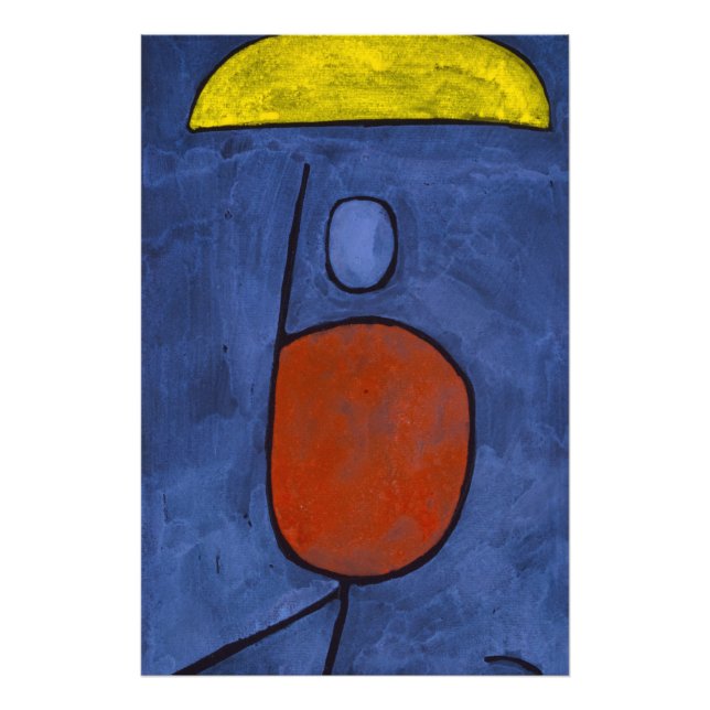 With an Umbrella by Paul Klee Photo Print (Front)