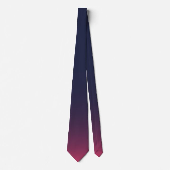 with Blue, Violet and Pink gradient Tie (Front)