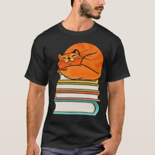 With Books And Cats Life Is Sweet T-Shirt