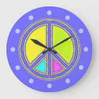 With Colours Filled PEACE Sign 1