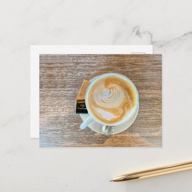 With Compliments, Café Postcard (Front/Back In Situ)