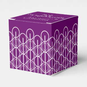 With compliments company purple sample gift box