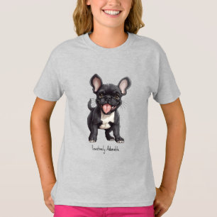 🐶With custom text, Frenchie puppy T-Shirt