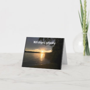 **WITH DEEPEST SYMPATHY** CARD