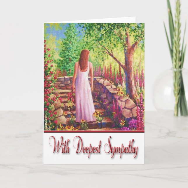 WITH DEEPEST SYMPATHY CARD (Front)