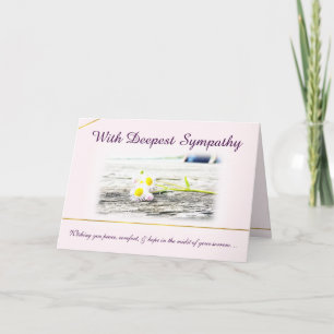 With Deepest Sympathy Card