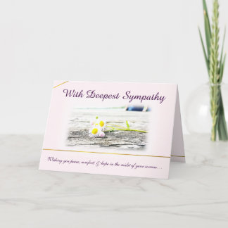 With Deepest Sympathy Card