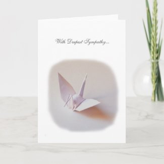 With Deepest Sympathy Card Sympathy Greeting Card