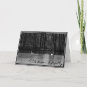 With deepest Sympathy - condolence card