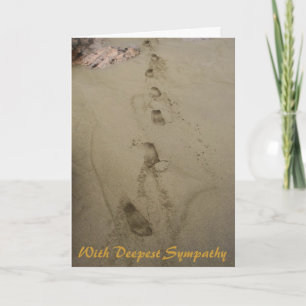 With Deepest Sympathy Condolences Card