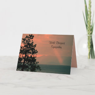 With Deepest Sympathy, God's Light, Customize Card