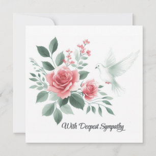 With Deepest Sympathy Holiday Card