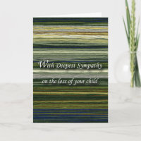 With Deepest Sympathy, Loss of Child, Threads