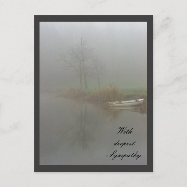 With deepest Sympathy Postcard (Front)