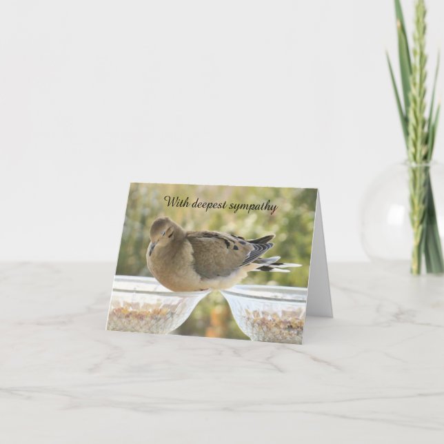 With Deepest Sympathy - Sympathy Card (Front)