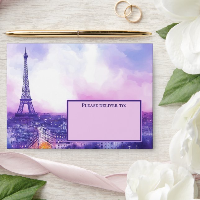 With DETAILS Amour Éternel à la Parisienne Envelope (Wedding)