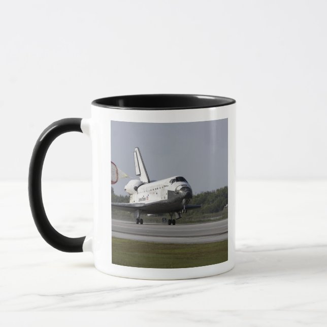 With drag chute unfurled mug (Left)