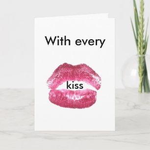 With Every Kiss Holiday Card