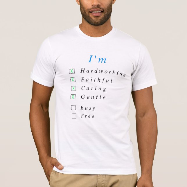 With Funny Text T-Shirt Personalized (Front)