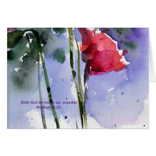 With God all things are possible (Front Horizontal)