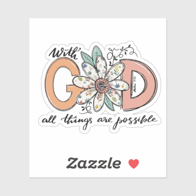 With God all things are possible (Sheet)