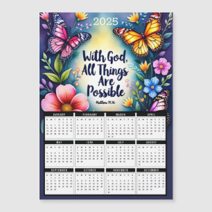 With God, All Things Are Possible 2025 Calendar 