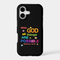 With God all things are Possible Bible Verse