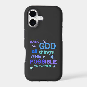 With God all things are Possible Bible Verse