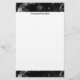 With God all things are Possible Christian Bible Stationery