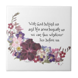 With God behind us... Tile