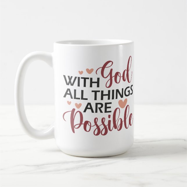 With God Coffee Mug (Left)