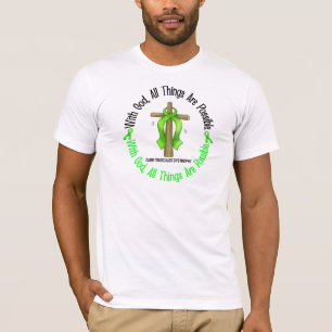 WITH GOD CROSS Muscular Dystrophy TShirts & Gifts