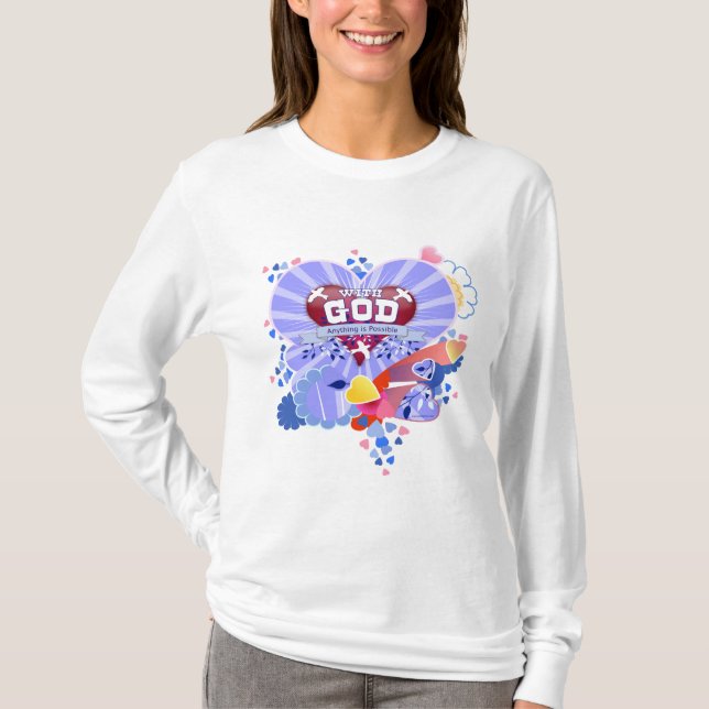 With God Hearts T-Shirt (Front)