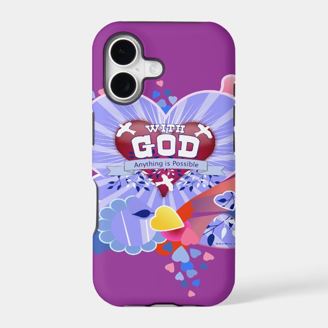 With God iPhone Case (Verso)