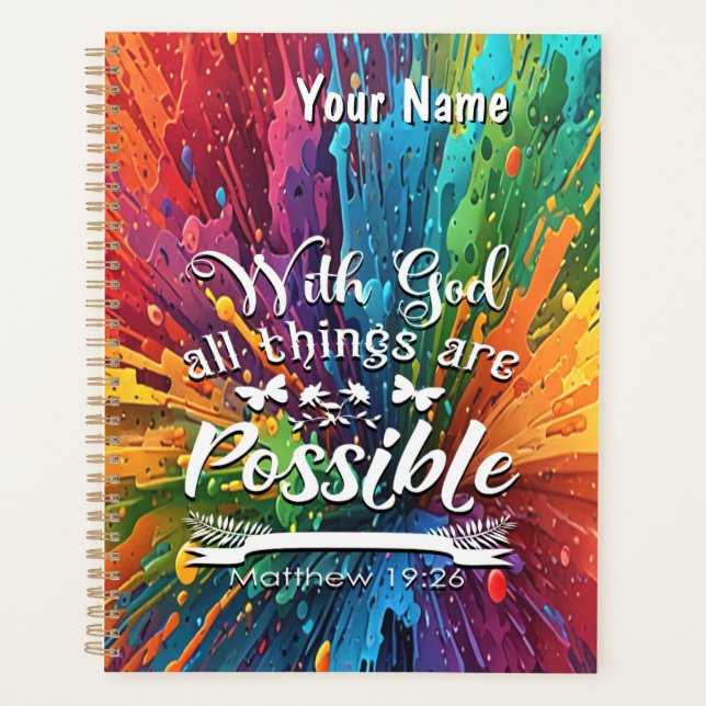 With God Matthew 19-26 Planner (Front)
