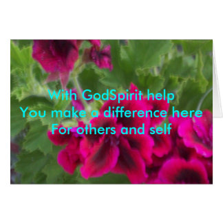 With GodSpirit Help