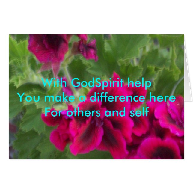 With GodSpirit Help (Front Horizontal)