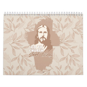 With great Bible Verse for each month. Christian  Calendar