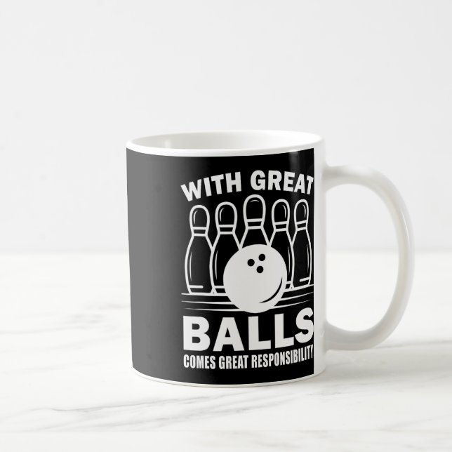 With Great Comes Great Responsibility Bowler Bowli Coffee Mug (Right)