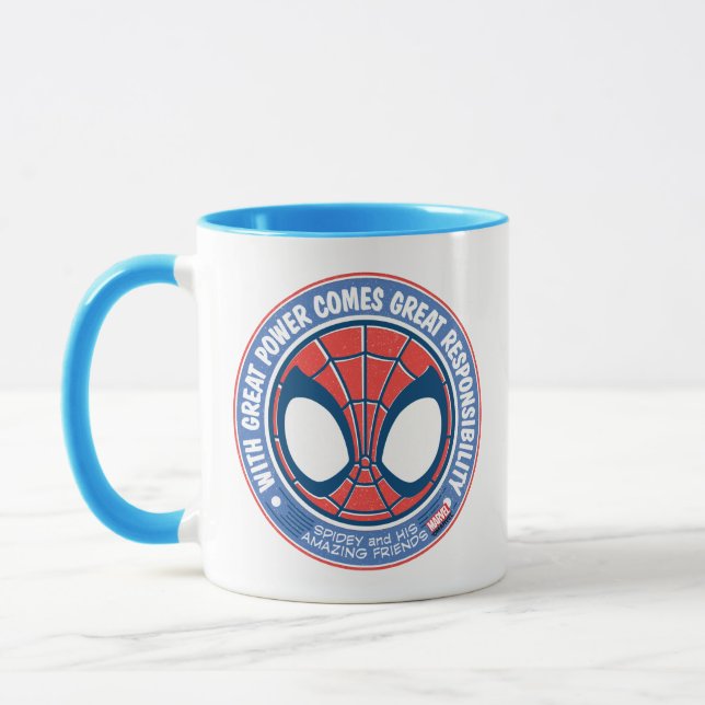 With Great Power Comes Great Responsibility Mug (Left)