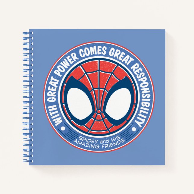 With Great Power Comes Great Responsibility Notebook (Front)