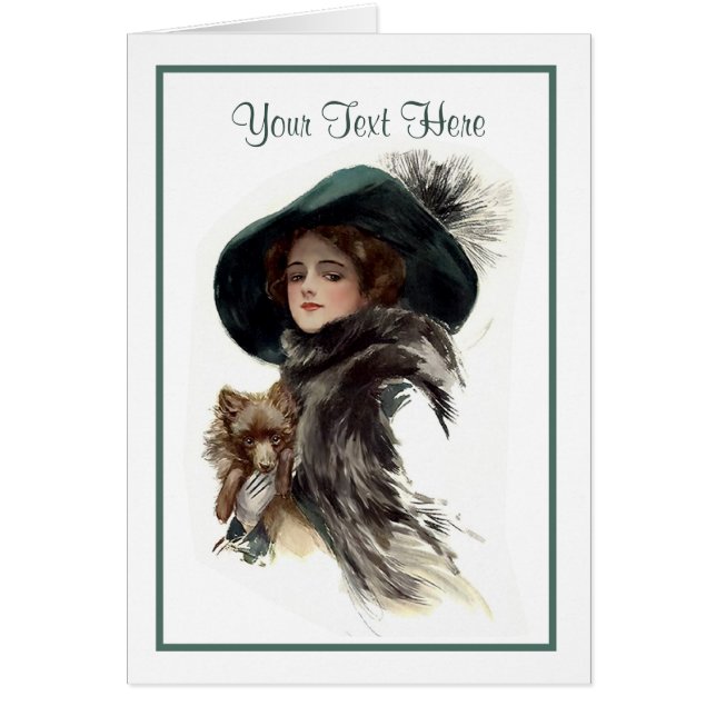 With Her Dog - Customize (Front)