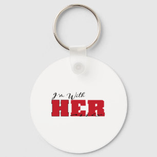 With Her Kamala Vote For 2024 President Kamala-har Keychain