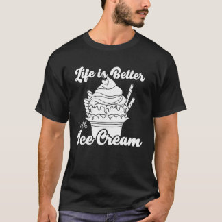 With Ice Cream   Women Men  1 T-Shirt