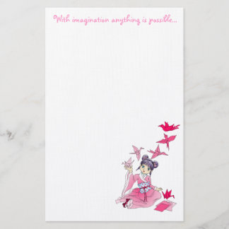 With imagination anything is possi... stationery
