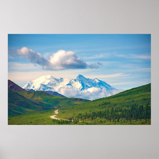 With its huge mountains and surrounded by a wonder poster (Front)
